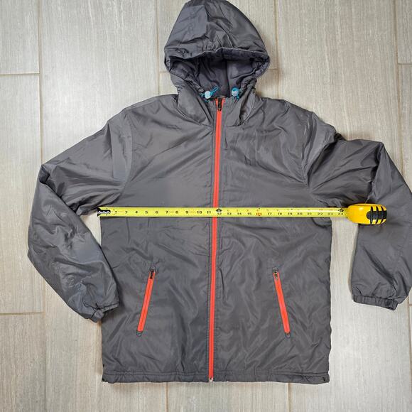 ORIGINAL PENGUIN  By Munsingwear Gray/Orange INSULATED JACKET Men's Lg - Picture 4 of 10